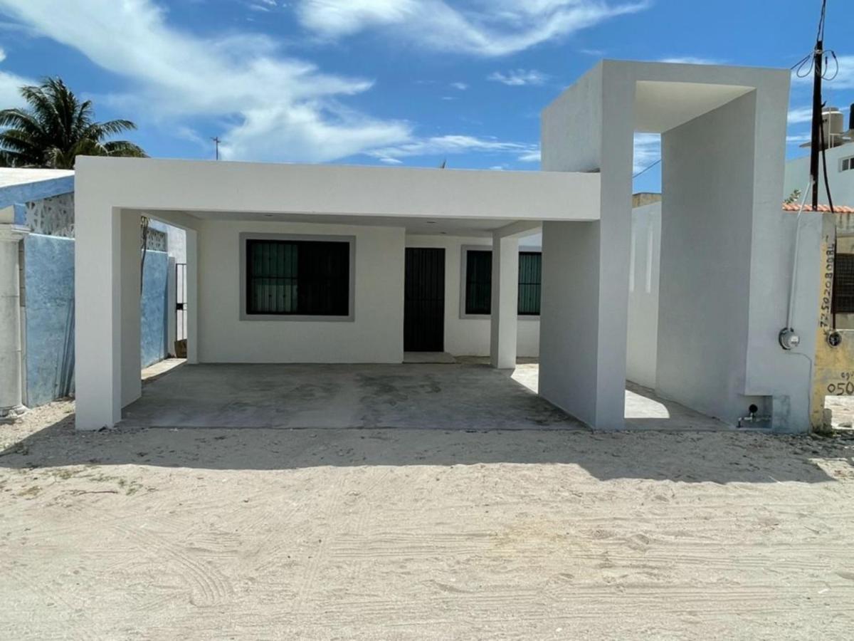 הוילה Pueblo Chicxulub Casa Con Piscina En Chixchulub A 100 M De La Playa מראה חיצוני תמונה