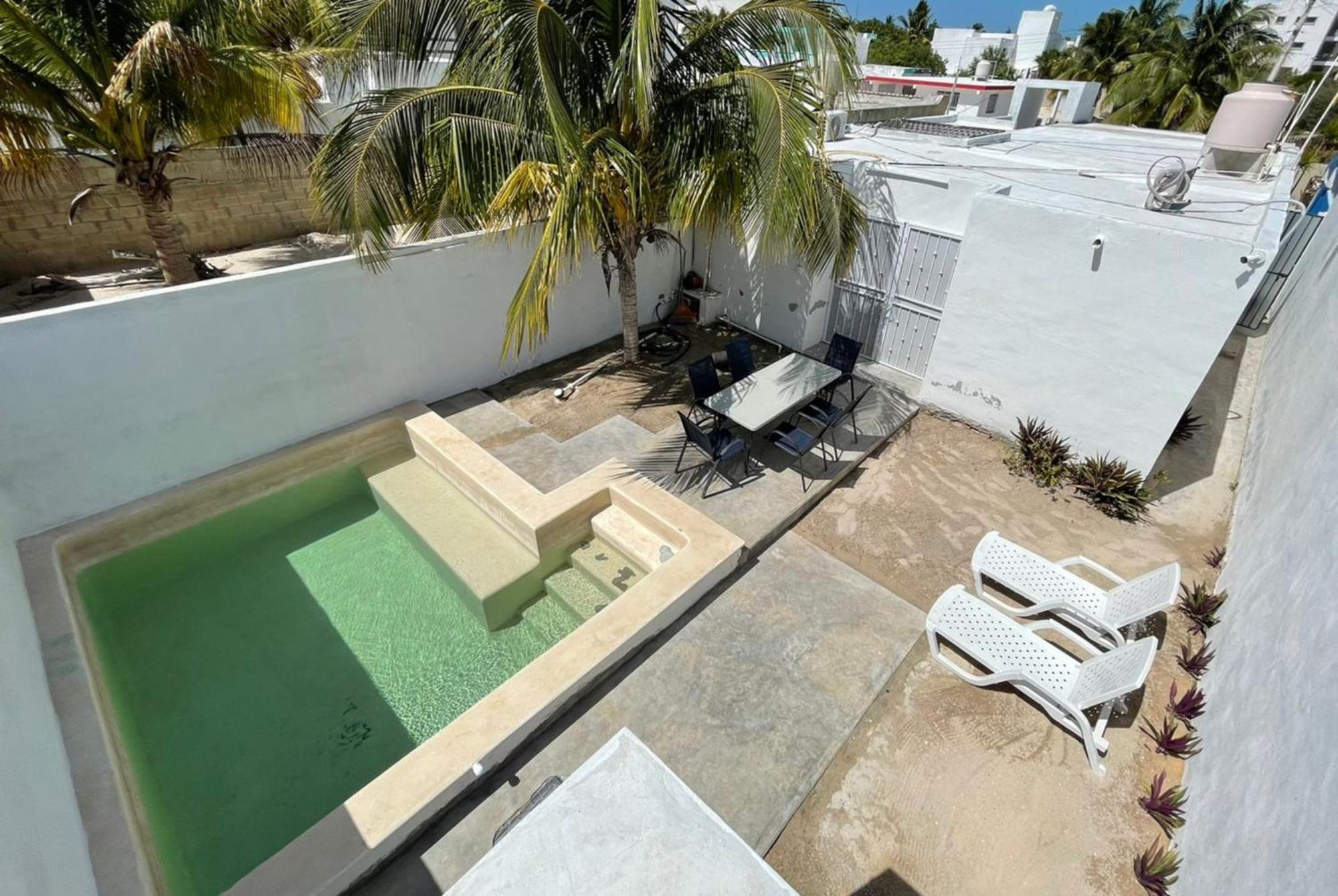 הוילה Pueblo Chicxulub Casa Con Piscina En Chixchulub A 100 M De La Playa מראה חיצוני תמונה